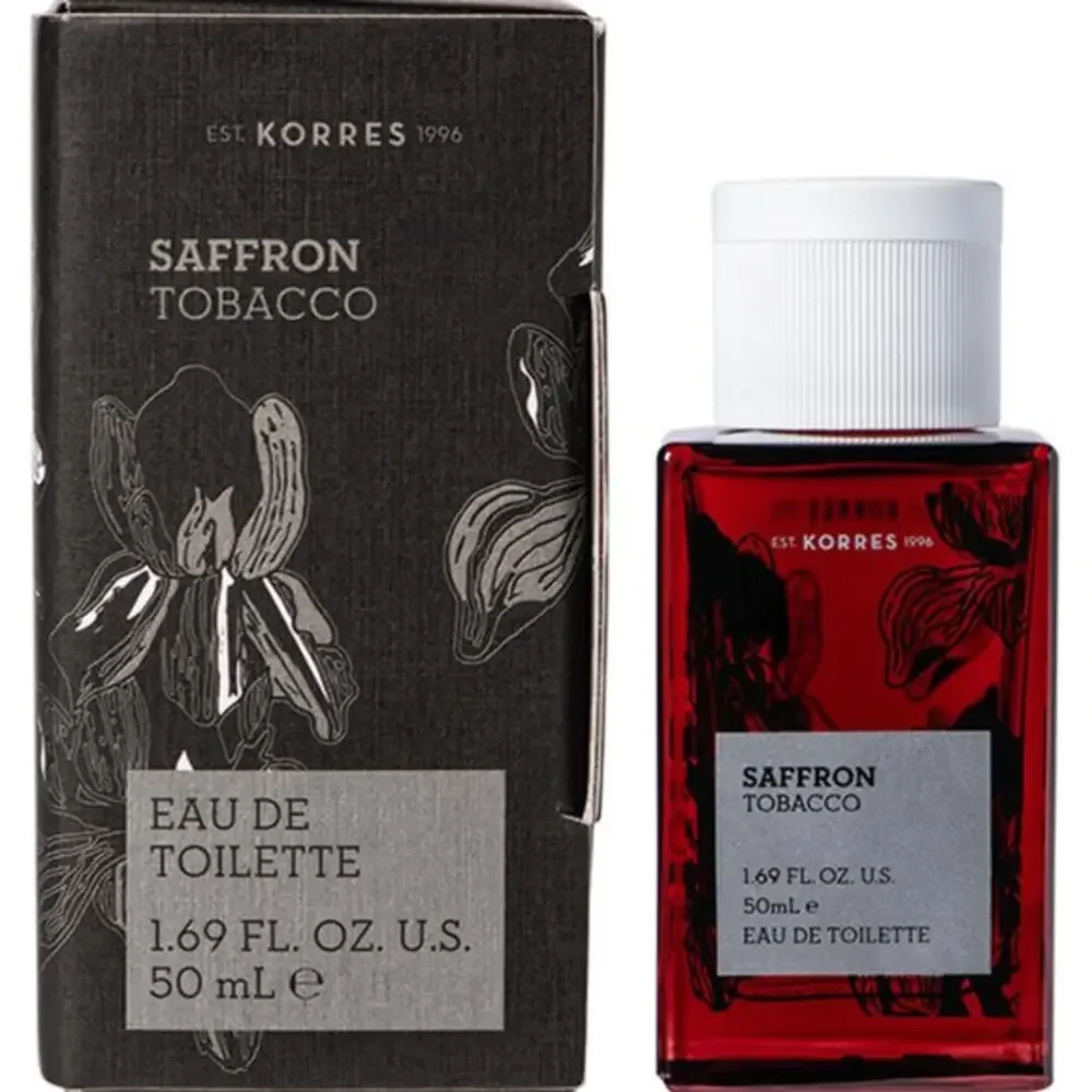 NEW Korres Saffron Tobacco Cacao Amber Woody for‎ men EDT 50 ml